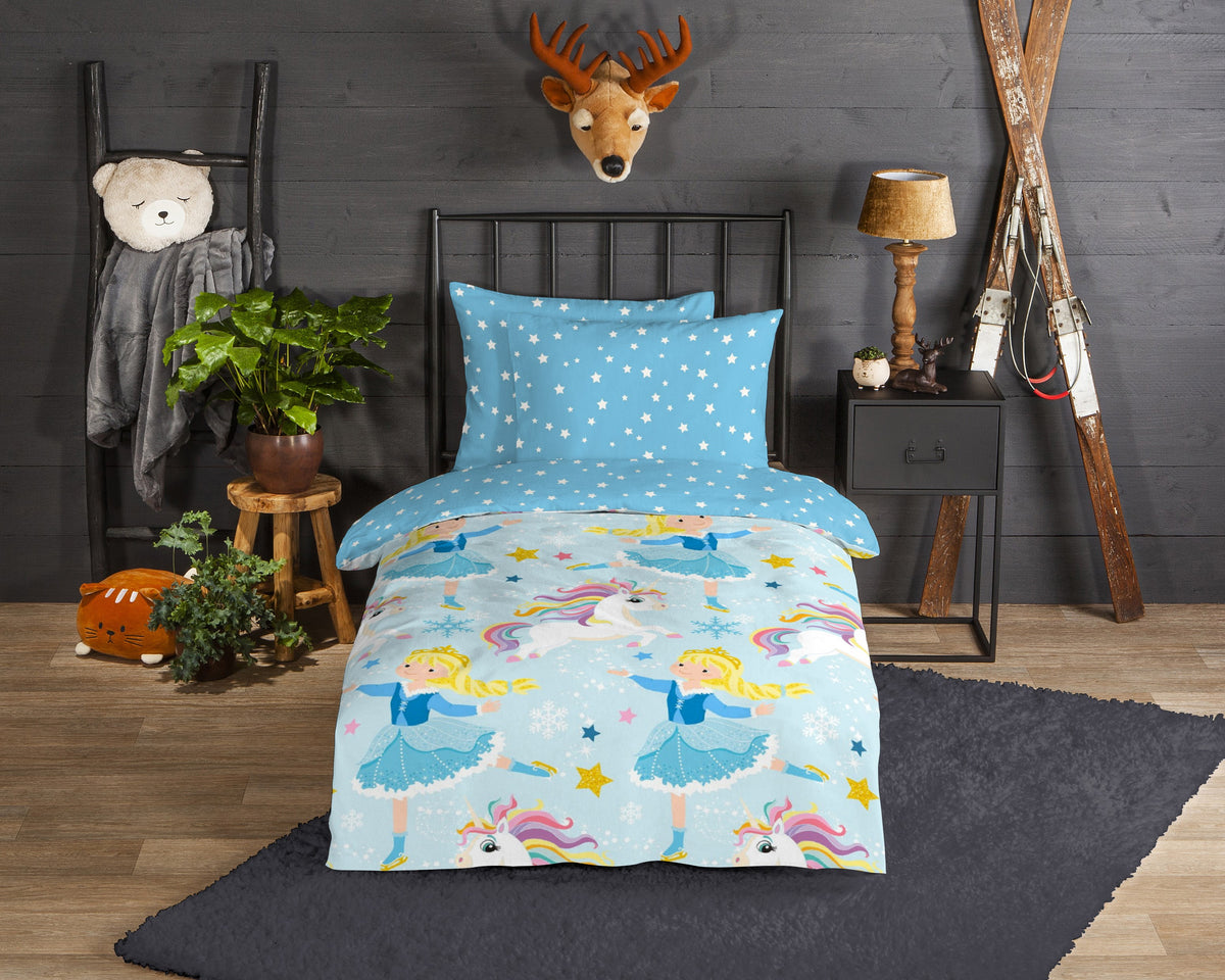 Guten Morgen Flanellen Duvet Cover "Icprincess" - Multi - Rits