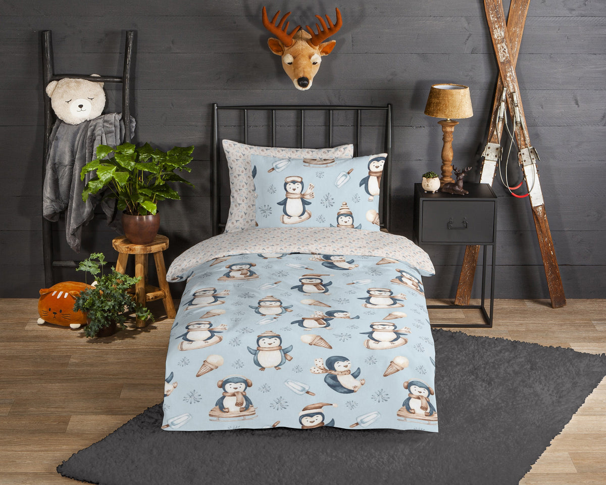 Guten Morgen Flanellen Duvet Cover "Jani" - Multi - Rits