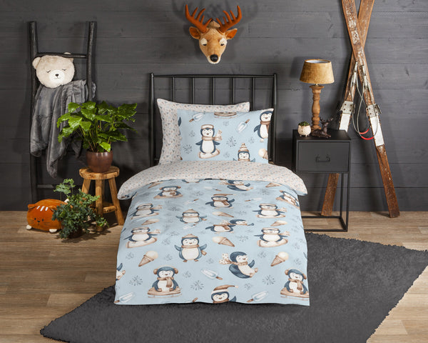 Guten Morgen Flanellen Duvet Cover "Jani" - Multi - Rits