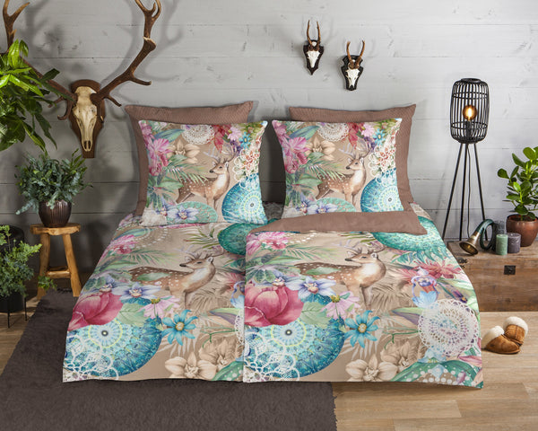 Hip Flanellen Duvet Cover "Hebe" - Multi - Rits