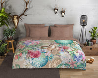 Hip Flanellen Duvet Cover "Hebe" - Multi - Dubbele instopflap