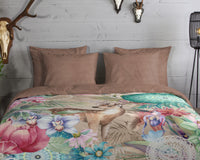 Hip Flanellen Duvet Cover "Hebe" - Multi - Dubbele instopflap