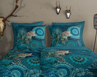 Hip Flanellen Duvet Cover "Alvise" - Benzin - Rits