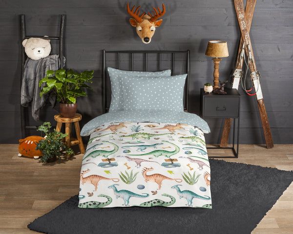 Guten Morgen Flanellen Duvet Cover "didi" - Multi - Rits