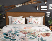 Guten Morgen Flanellen Duvet Cover "Aime" - Multi - Dubbele instopflap