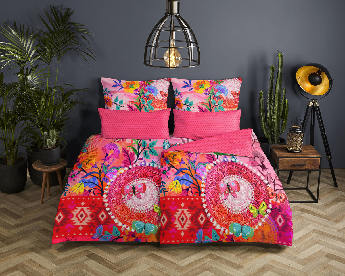 Hip Satin Duvet Cover "Giselah" - Multi - Rits