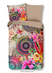 Hip Satin Duvet Cover "Maelli" - Multi - Rits