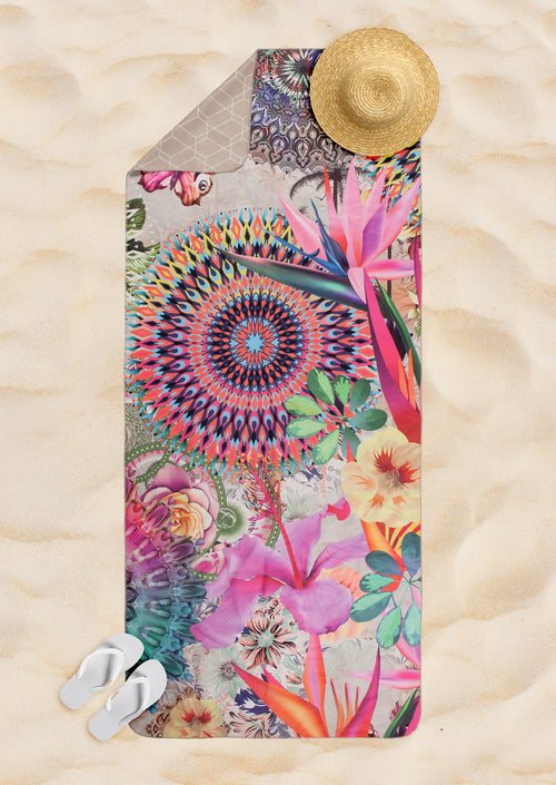 BeachTowel Sport & Travel Polyvelvet Hip Multi - Gesloten