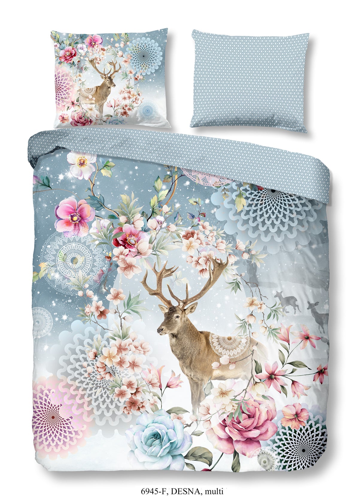 Hip Flanellen Duvet Cover "Desna" - Multi - Dubbele instopflap