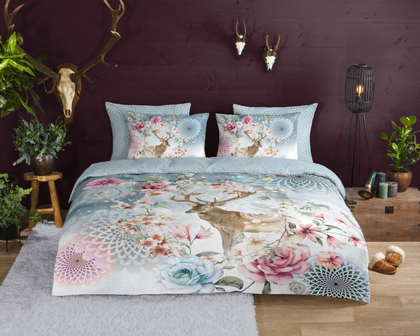 Hip Flanellen Duvet Cover "Desna" - Multi - Dubbele instopflap