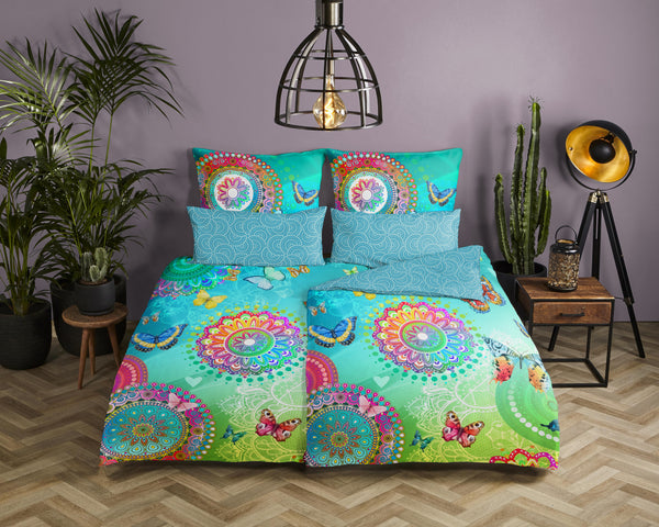 Hip Satin Duvet Cover "Mystic" - Multi - Rits