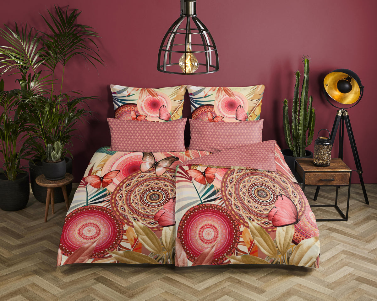 Hip Satin Duvet Cover "Jimena" - Multi - Rits