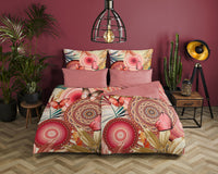 Hip Satin Duvet Cover "Jimena" - Multi - Rits