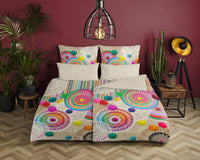 Hip Satin Duvet Cover "Inessa" - Multi - Rits