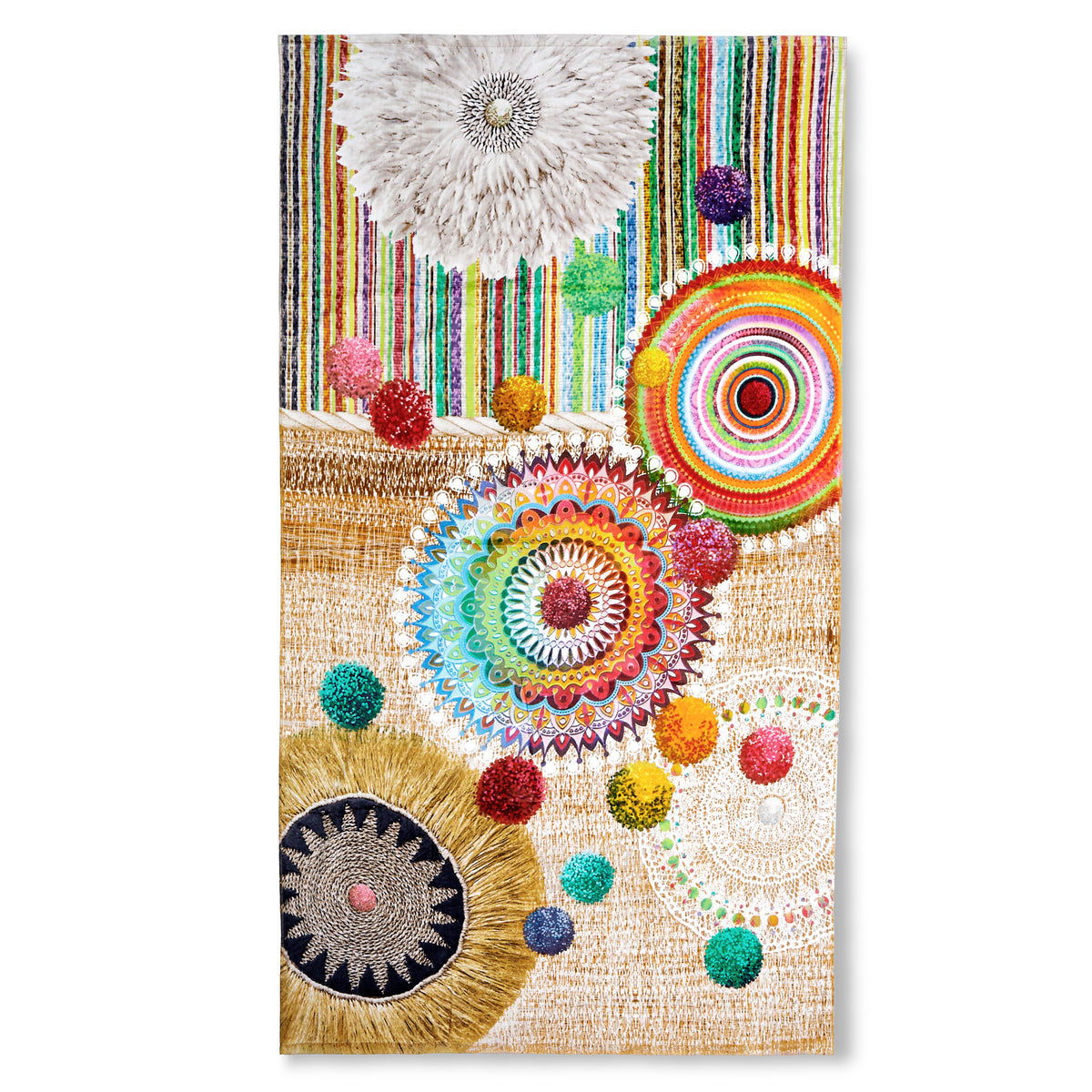 BeachTowel Velours Hip Multi - Gesloten