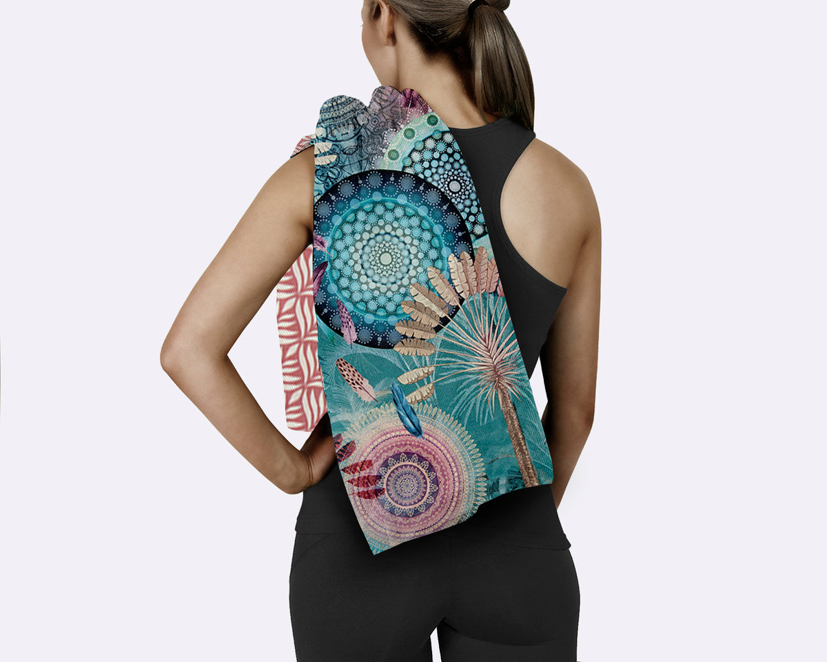 BeachTowel Sport & Travel Polyvelvet Hip Multi - Gesloten