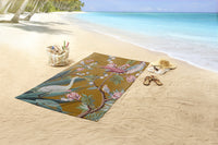 BeachTowel Poly Velours Guten Morgen OCRE - Gesloten