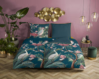 Descanso Satin Duvet Cover "Sarenza" - Benzin - Rits